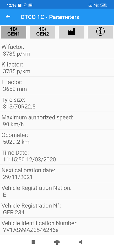 Stand alone calibration kit for Smart tachograph (1C/GEN-2)