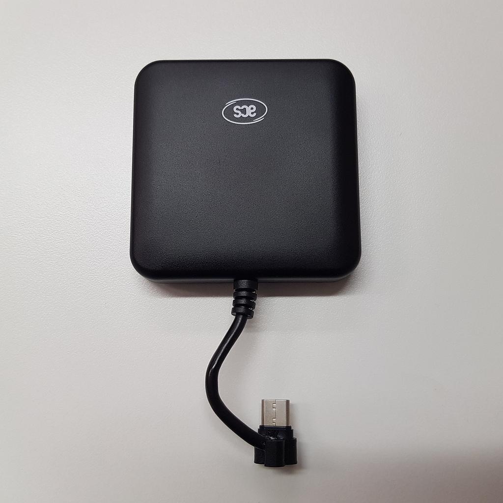 Smart Card Reader with magnetic mount (USB-C)