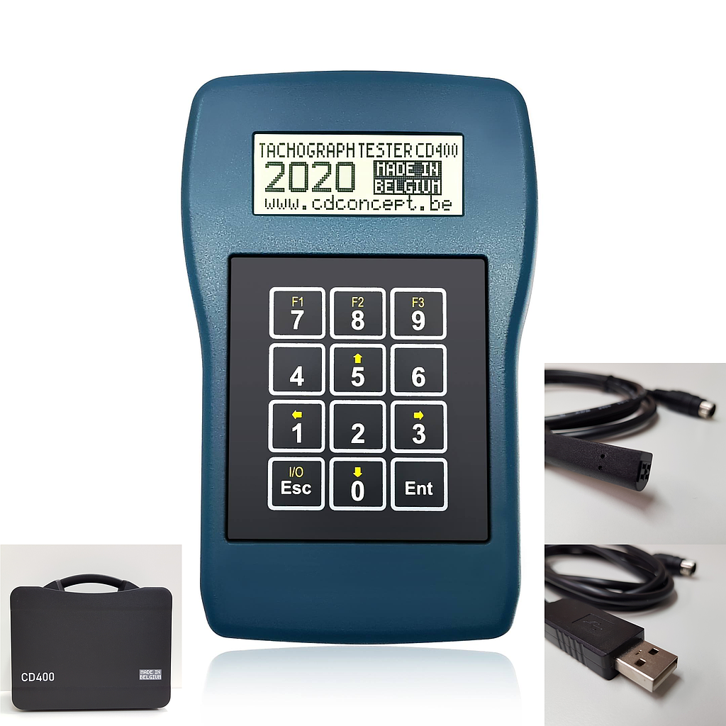 Tachograph programmer CD400 (2022) for analog tachographs