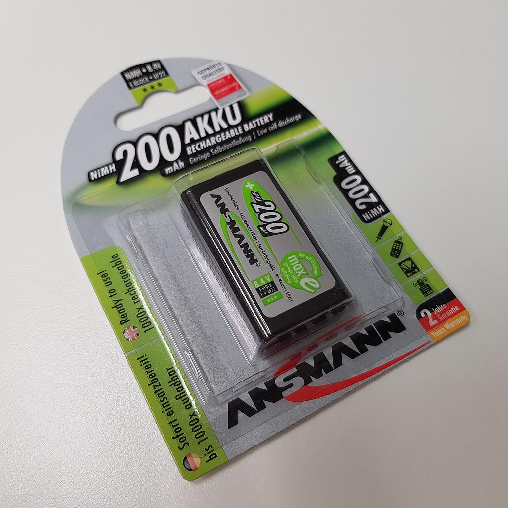 Batterie rechargeable pour CD400 - NiMH 9V