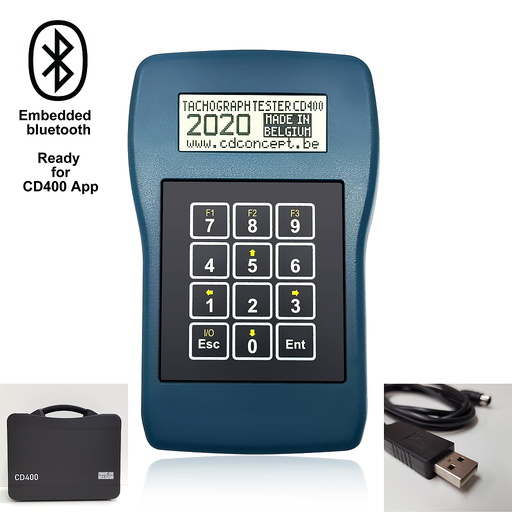 [KIT-CD400-EBT] Programador de tacógrafo CD400