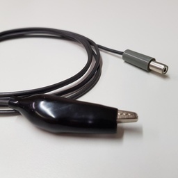 [CA-CROCO-0] Cable with crocodile clip for ground connection