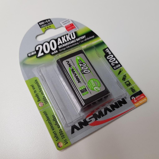 [CD400-NiMH-9V] Batterie rechargeable pour CD400 - NiMH 9V